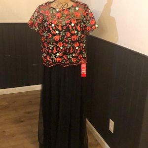 Candalite women’s embroidery lace dress